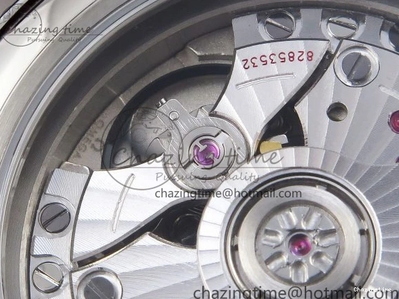 0215 Tailored De Ville Date SS MKF 1:1 Best Edition Dark Gray Dial Roman Marker on Black Leather Strap A 7740